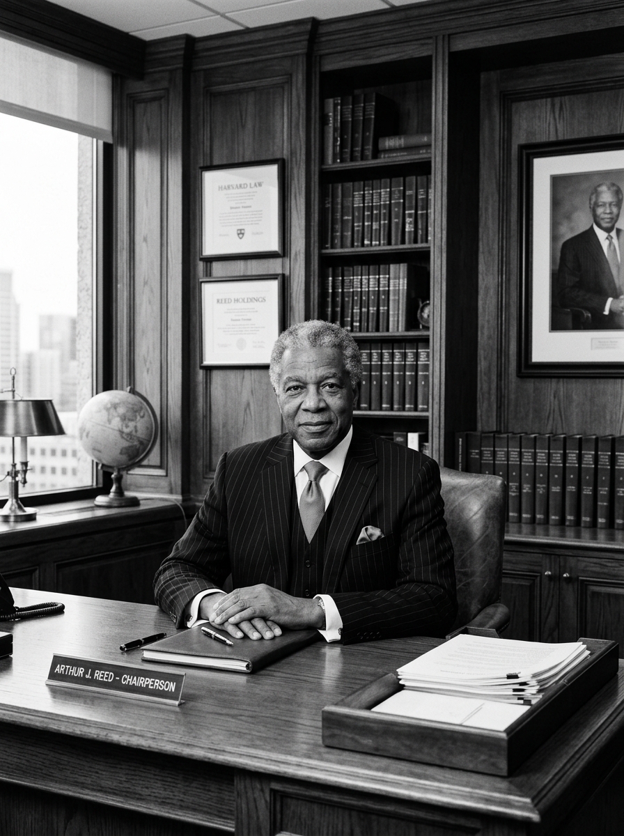 Arthur J. Reed, BHR Group Chairman, photographed in corporate chambers